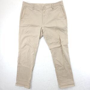 Bonobos Golf Athletic Tan Khaki Chino Pants Mens Size 36x30 (Measures 38x28)